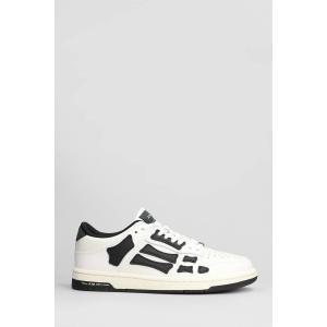 Sneakers Skel top low in Pelle Bianca