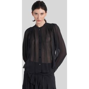 Camicia Noeline in viscosa Nera