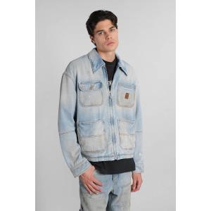 Giacche Denim  in Cotone Blu