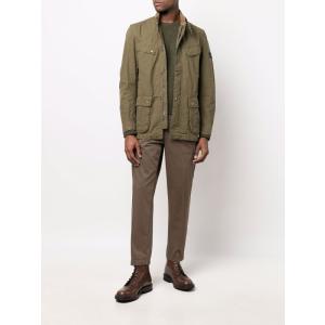 Giacca In Cotone Con Bottoni E Colletto Barbour Verde Taglia L Barbour  Taglia L