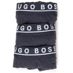 BOSS Set 3 Boxer Blu Cotone Uomo